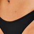 Bas de bikini taille haute Haze, Noir
