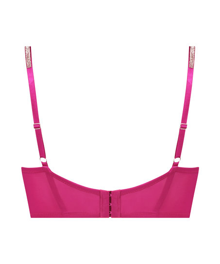 Soutien-gorge à armatures préformé longline Lindsey, Rose