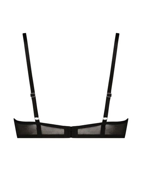 Niet-voorgevormde beugel bh Jitske, Zwart