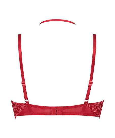Voorgevormde longline beugel bh Coco, Rood