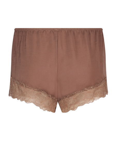 Shorts Satin, Bruin
