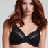 Soutien-gorge &agrave; armatures non-pr&eacute;form&eacute; Diva, Noir