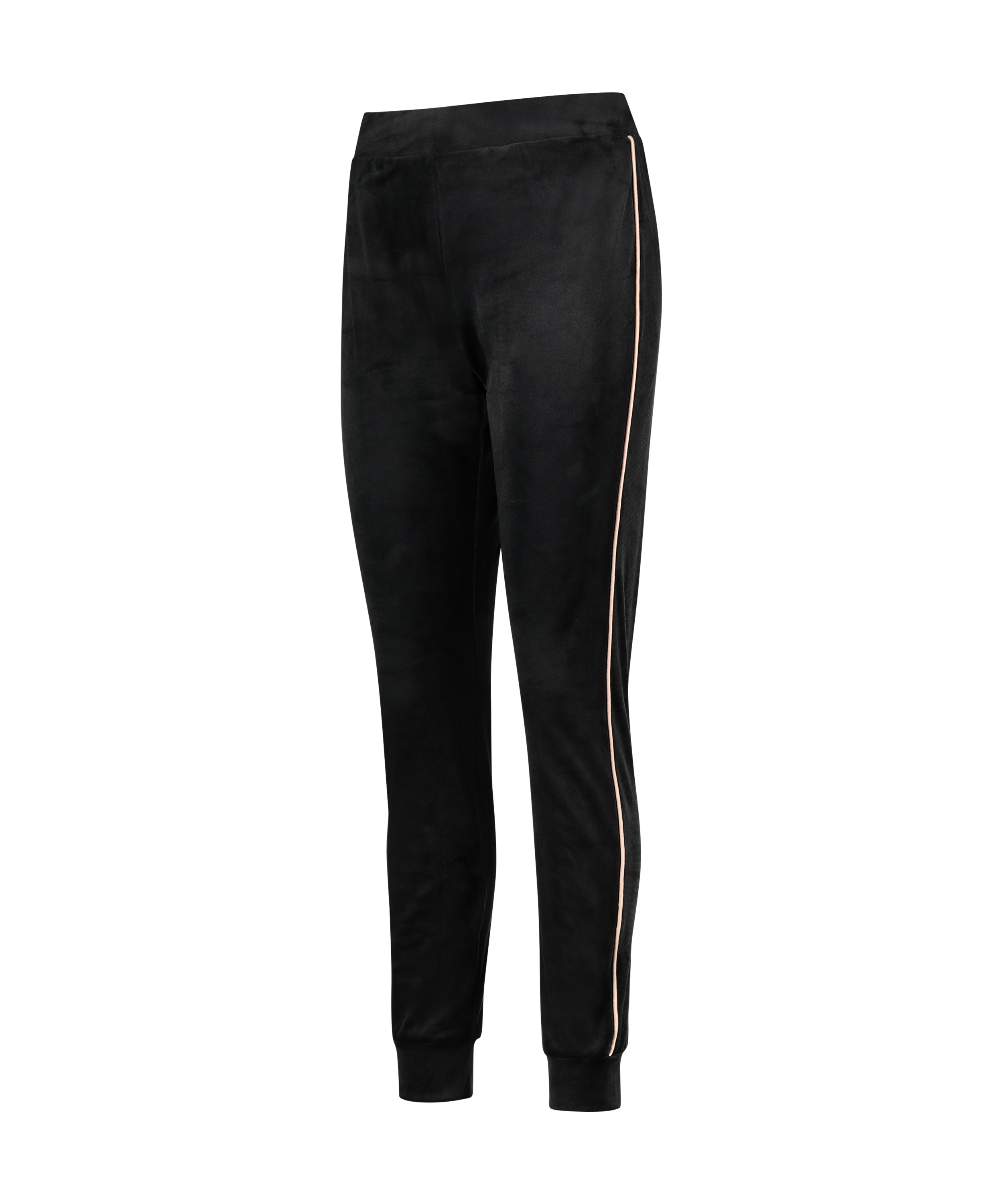 Jogger Velours, Zwart, main
