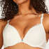 Soutien-gorge &agrave; armatures pr&eacute;form&eacute; push-up Maya, Blanc