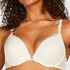 Soutien-gorge &agrave; armatures pr&eacute;form&eacute; push-up Maya, Blanc