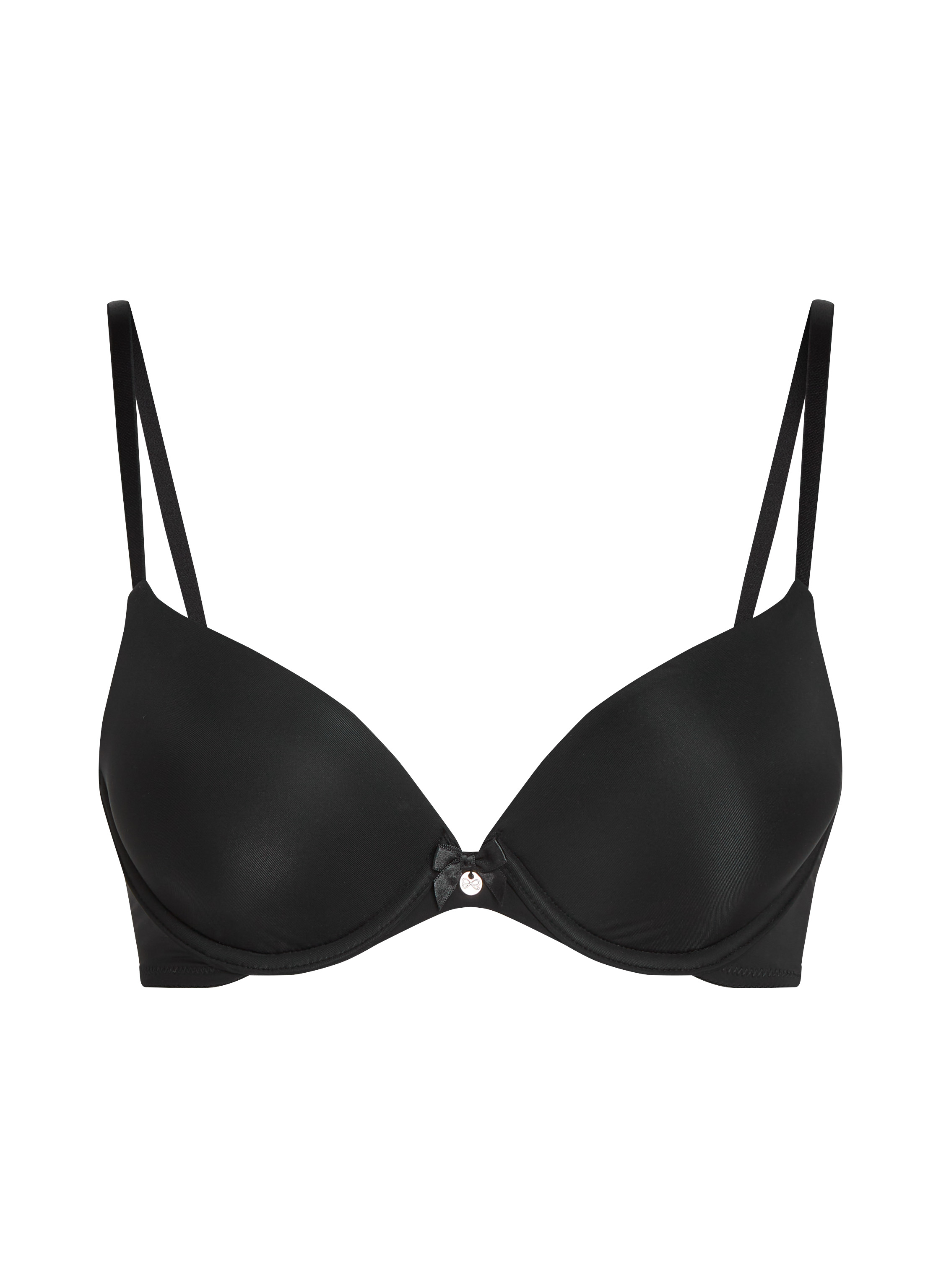 Soutien-gorge à armatures préformé Plunge, Noir, main