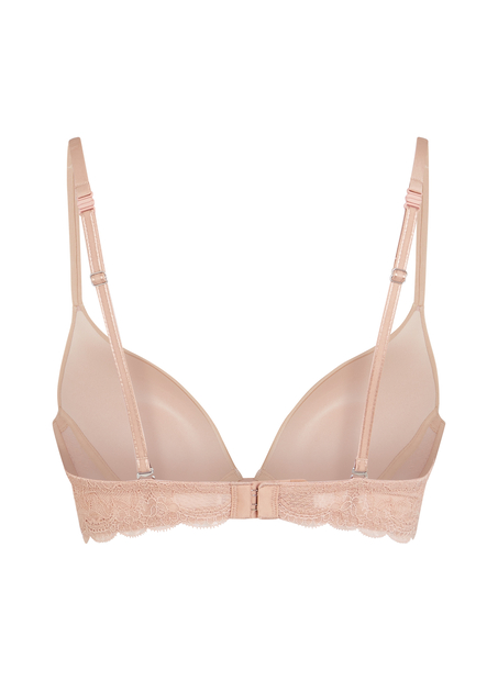 Soutien-gorge &agrave; armatures pr&eacute;form&eacute; push-up Angie, Beige
