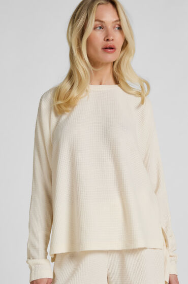 Hunkemöller Top Waffle Everly Wit