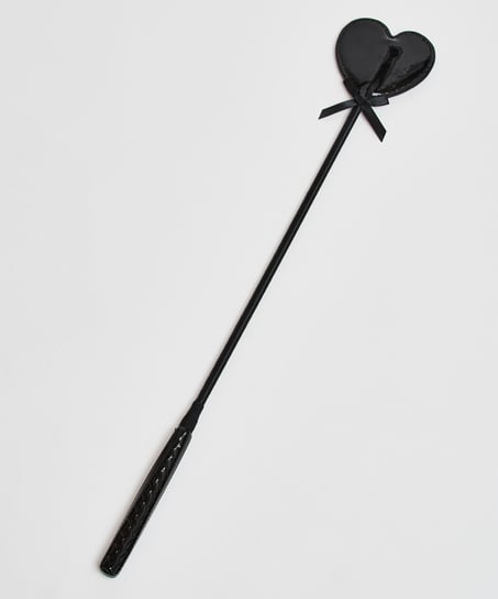 Fouet imitation cuir Private, Noir