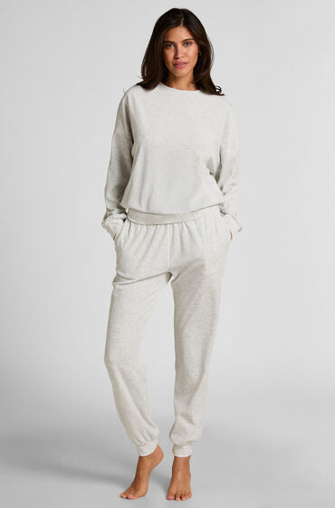 Hunkemöller Velours Joggingbroek Grijs