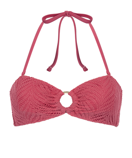 Bandeau bikinitop Lanai, Roze