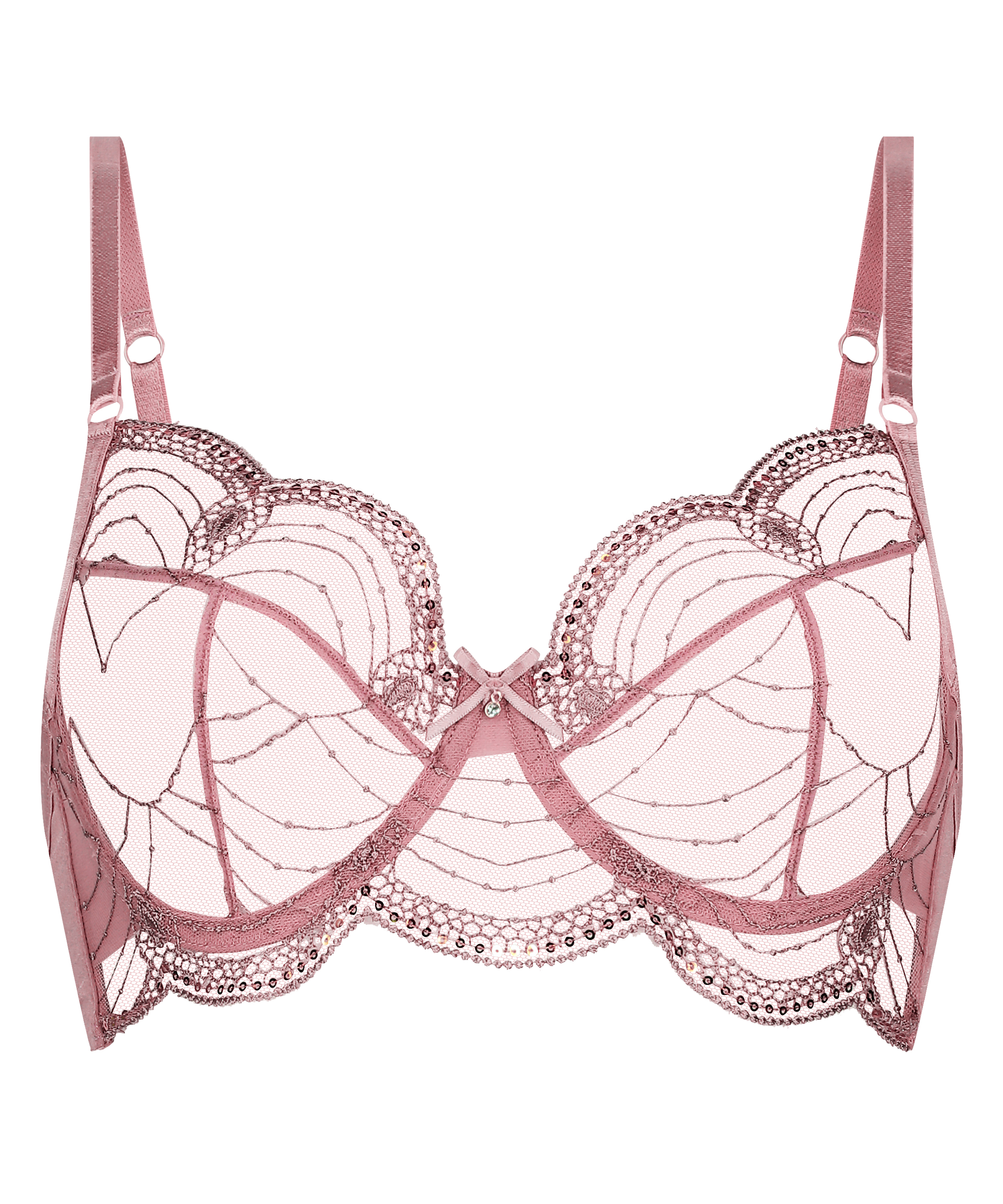 Soutien-gorge à armatures non-préformé Ruby, Rose, main