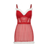 Beugel slipdress Sexy Santa, Rood