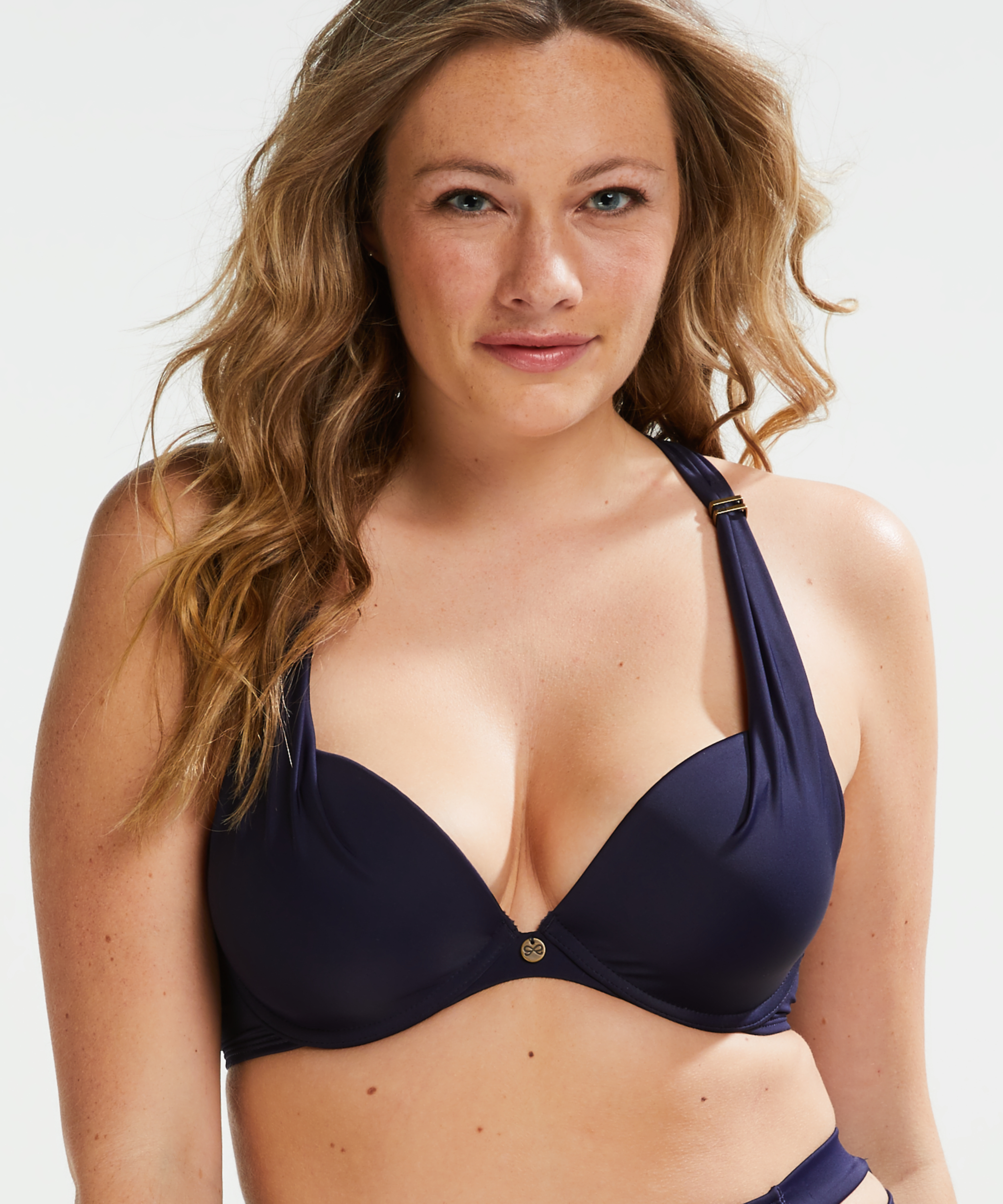 Voorgevormde beugel bikini top Sunset Dreams Cup E +, Blauw, main
