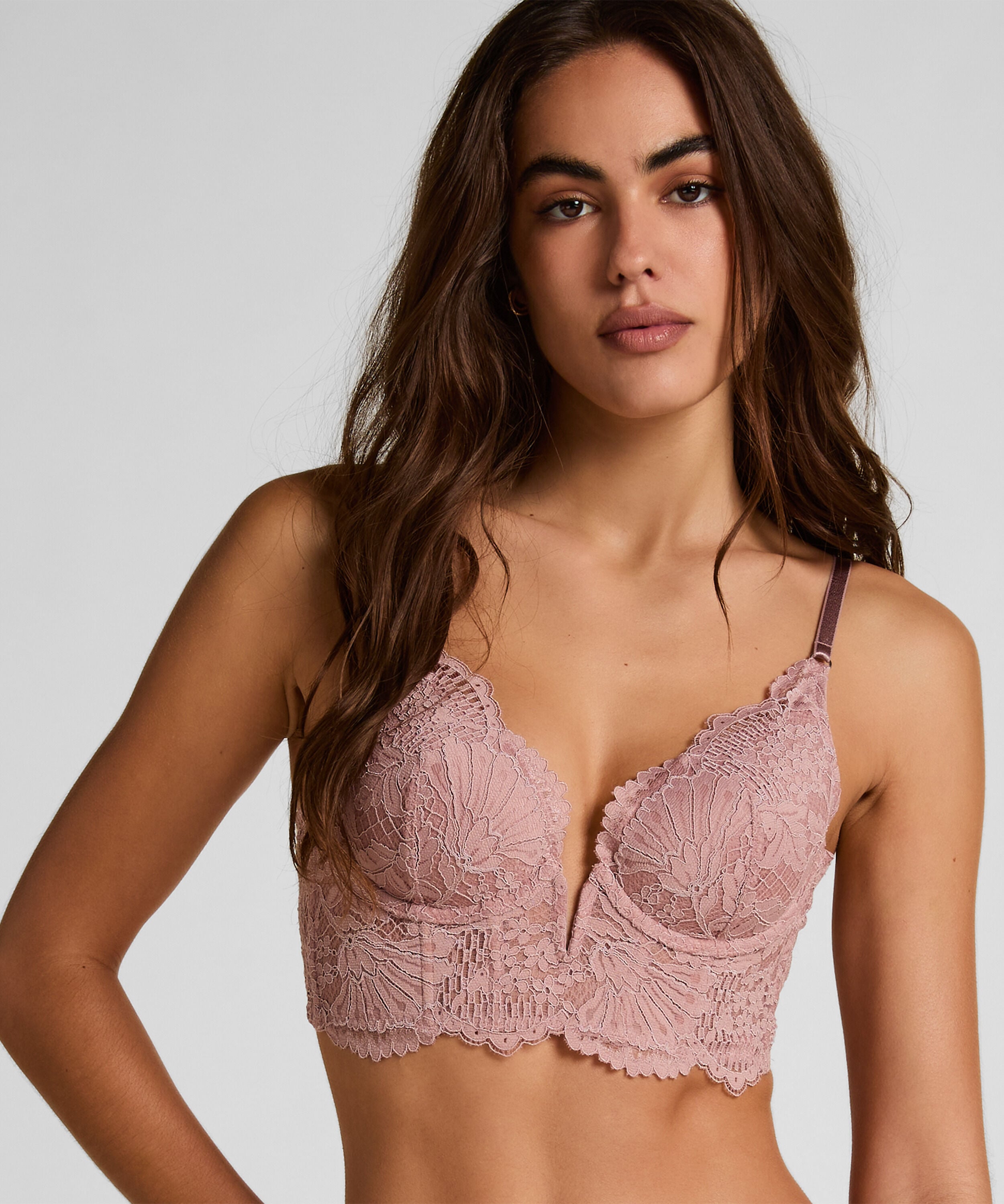 Voorgevormde longline beugel bh Essie, Paars Voorgevormde longline beugel bh Essie, Paars