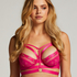 Niet-voorgevormde longline beugel bh Sadie, Roze