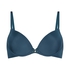 Soutien-gorge &agrave; armatures pr&eacute;form&eacute; Plunge, Bleu