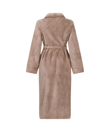 Badjas Fleece, Beige