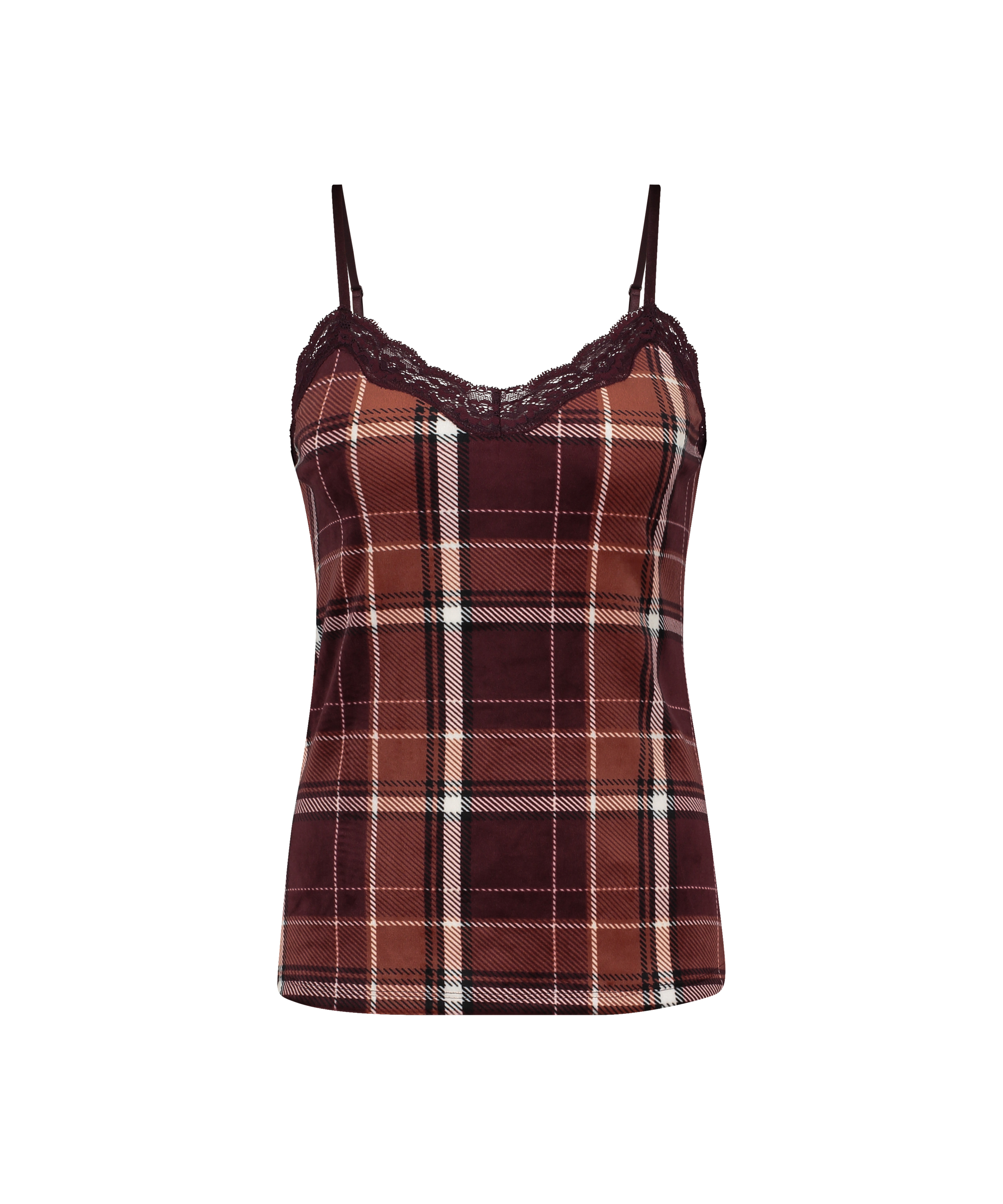 Camisole velours, Pourpre, main
