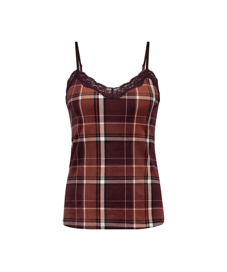 Camisole velours, Pourpre