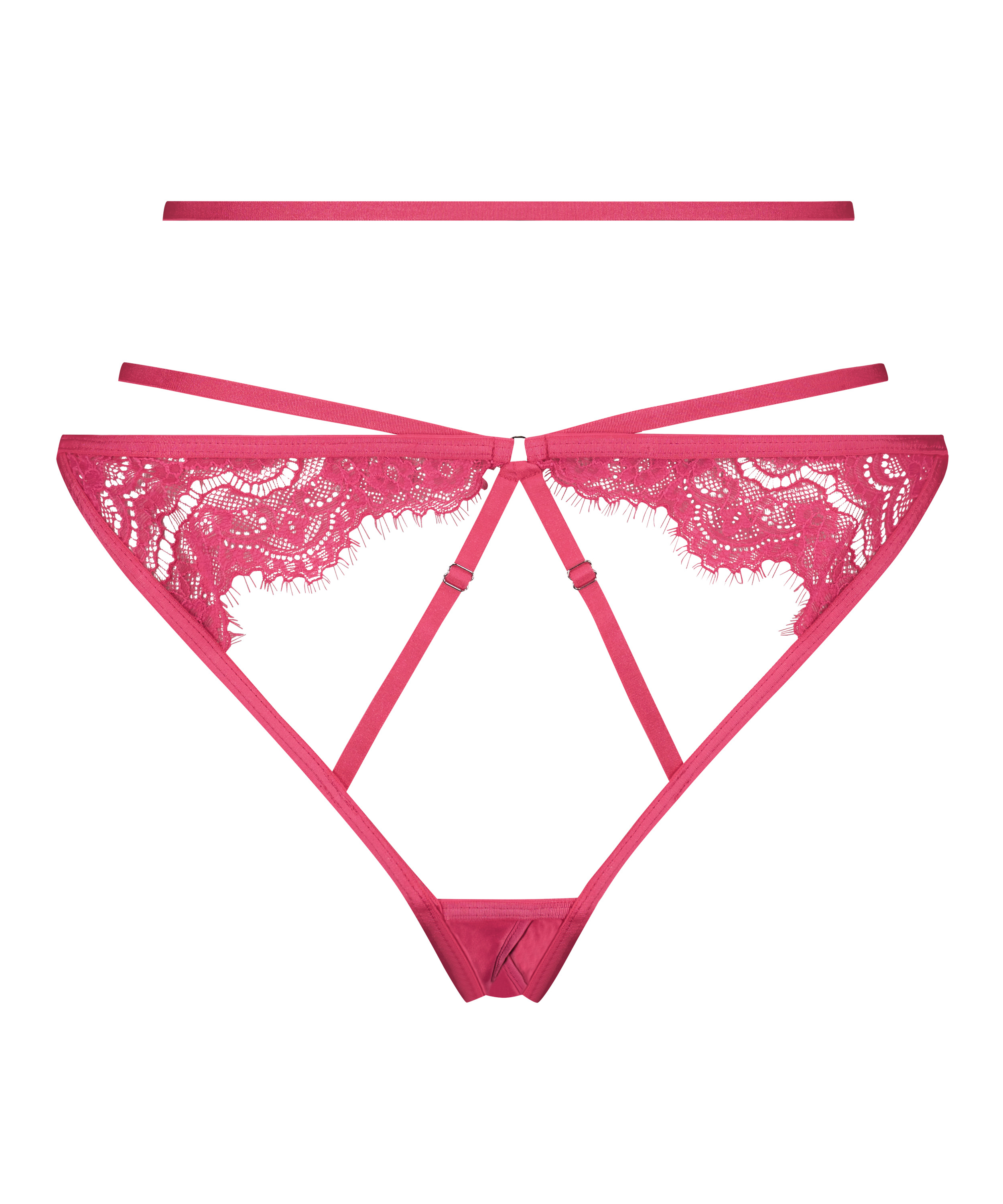 Slip br&eacute;silien Vixen, Rose, main