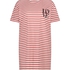 Nachthemd ronde hals, Rood
