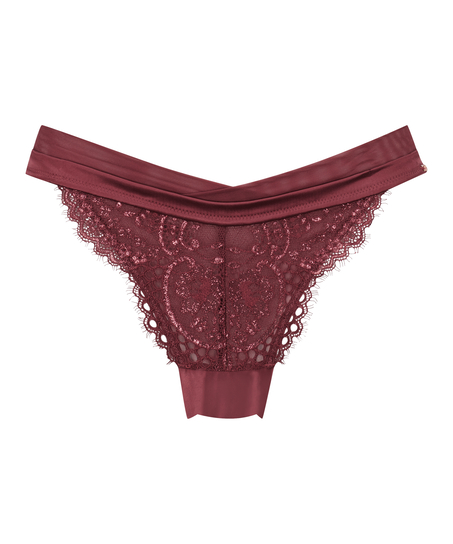 Slip br&eacute;silien Nula, Rouge