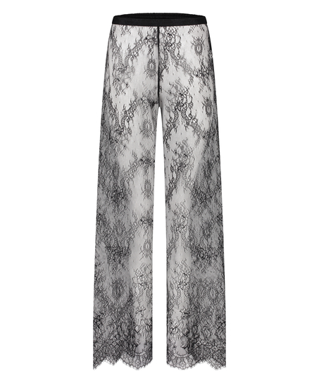 Kanten Broek Camille, Zwart