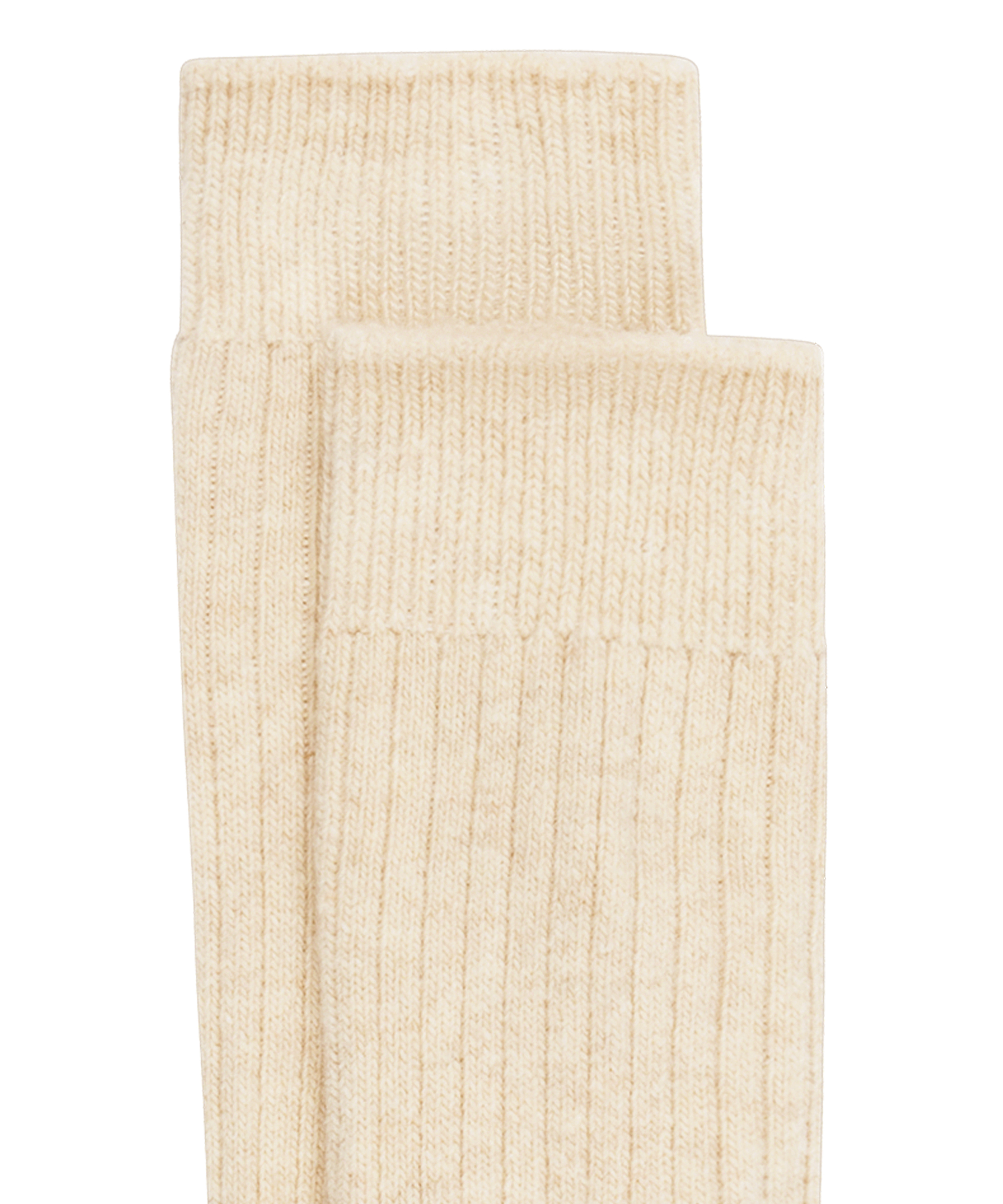 Chaussettes avec Cachemire, Blanc, main