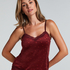Cami top Velours Lace, Paars