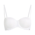 Soutien-gorge à armatures préformé sans bretelles Angie, Blanc