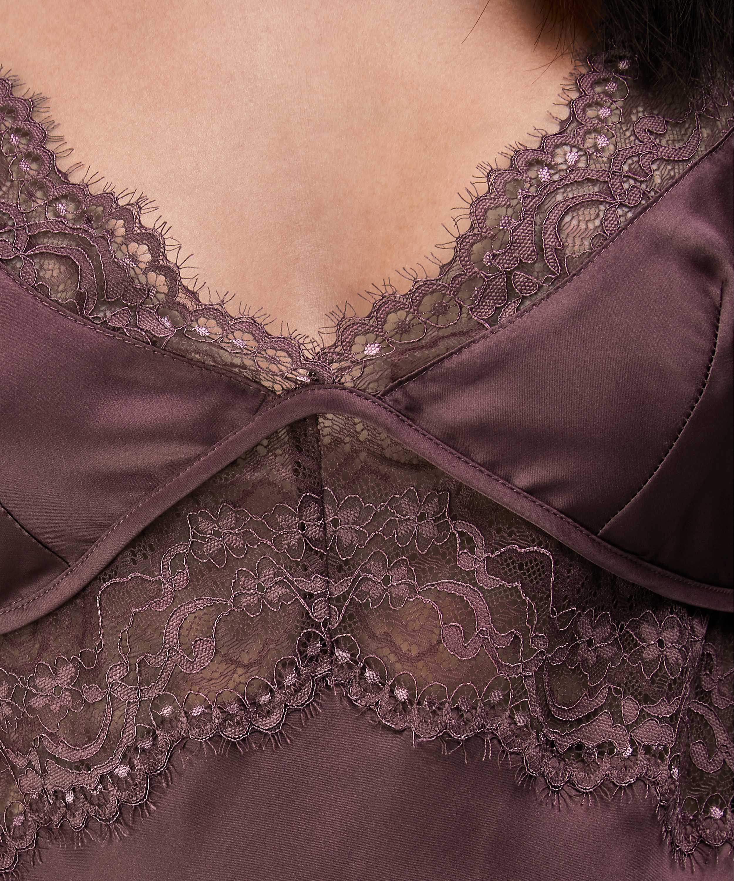 Nuisette Satin Honey, Rose, main