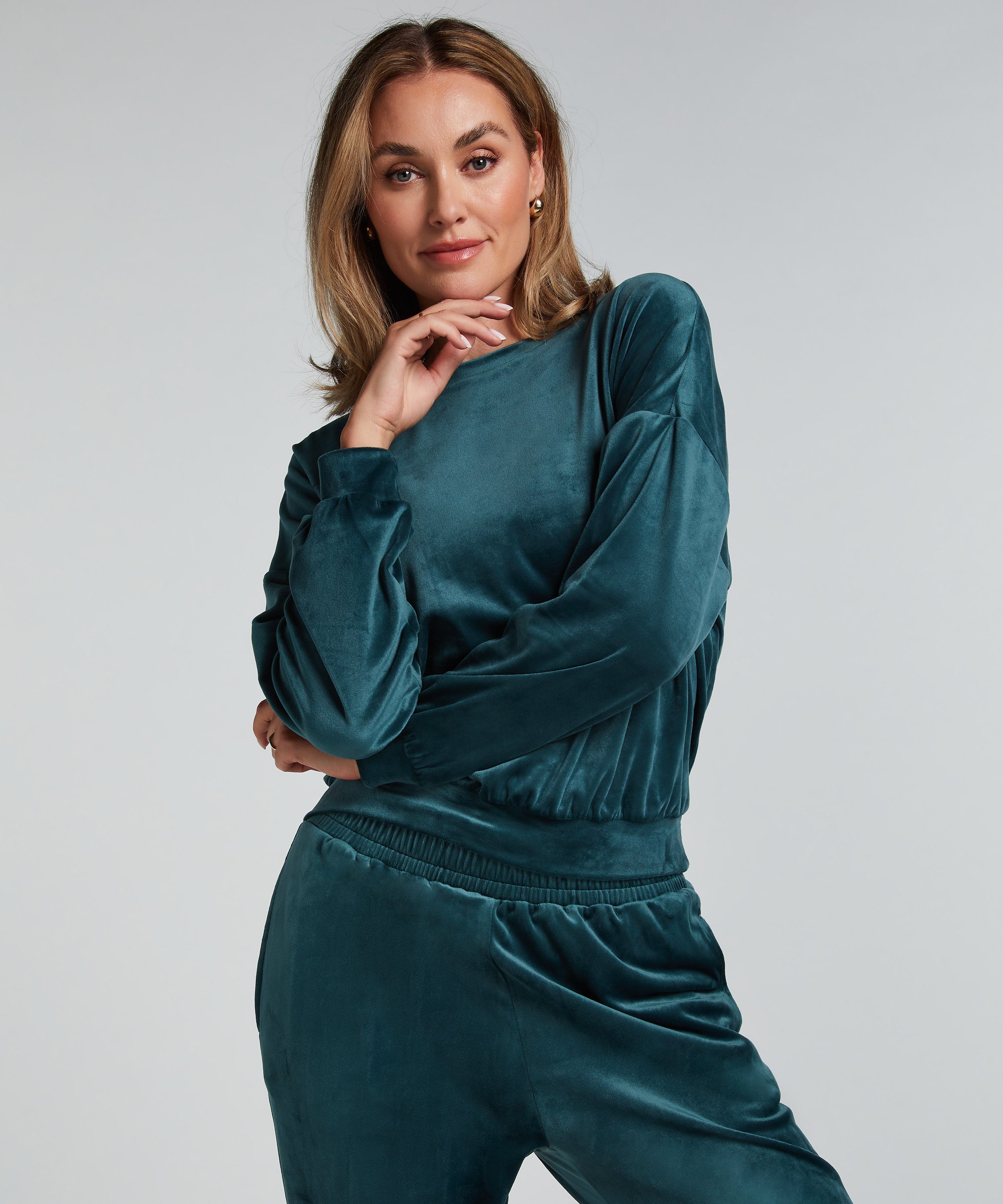 Velours Top, Groen, main
