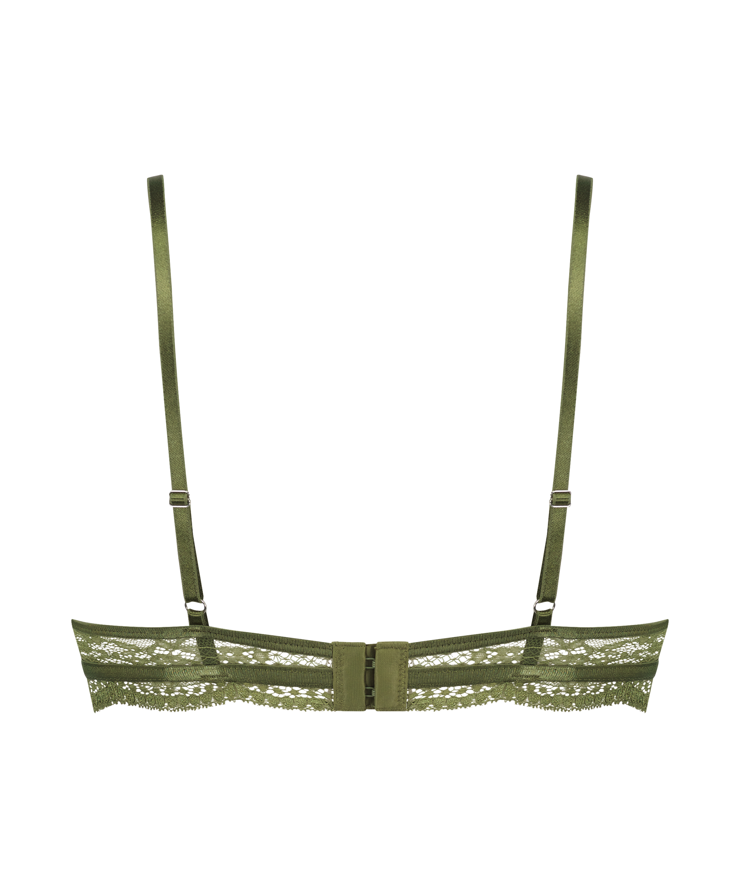 Soutien-gorge non-rembourr&eacute; &agrave; armatures Isabelle, Vert, main