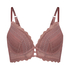 Voorgevormde push-up longline beugel bh Chynna, Paars