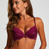 Soutien-gorge &agrave; armatures pr&eacute;form&eacute; Sia, Pourpre