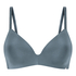 Soutien-gorge sans armatures pr&eacute;form&eacute; Mona, Bleu