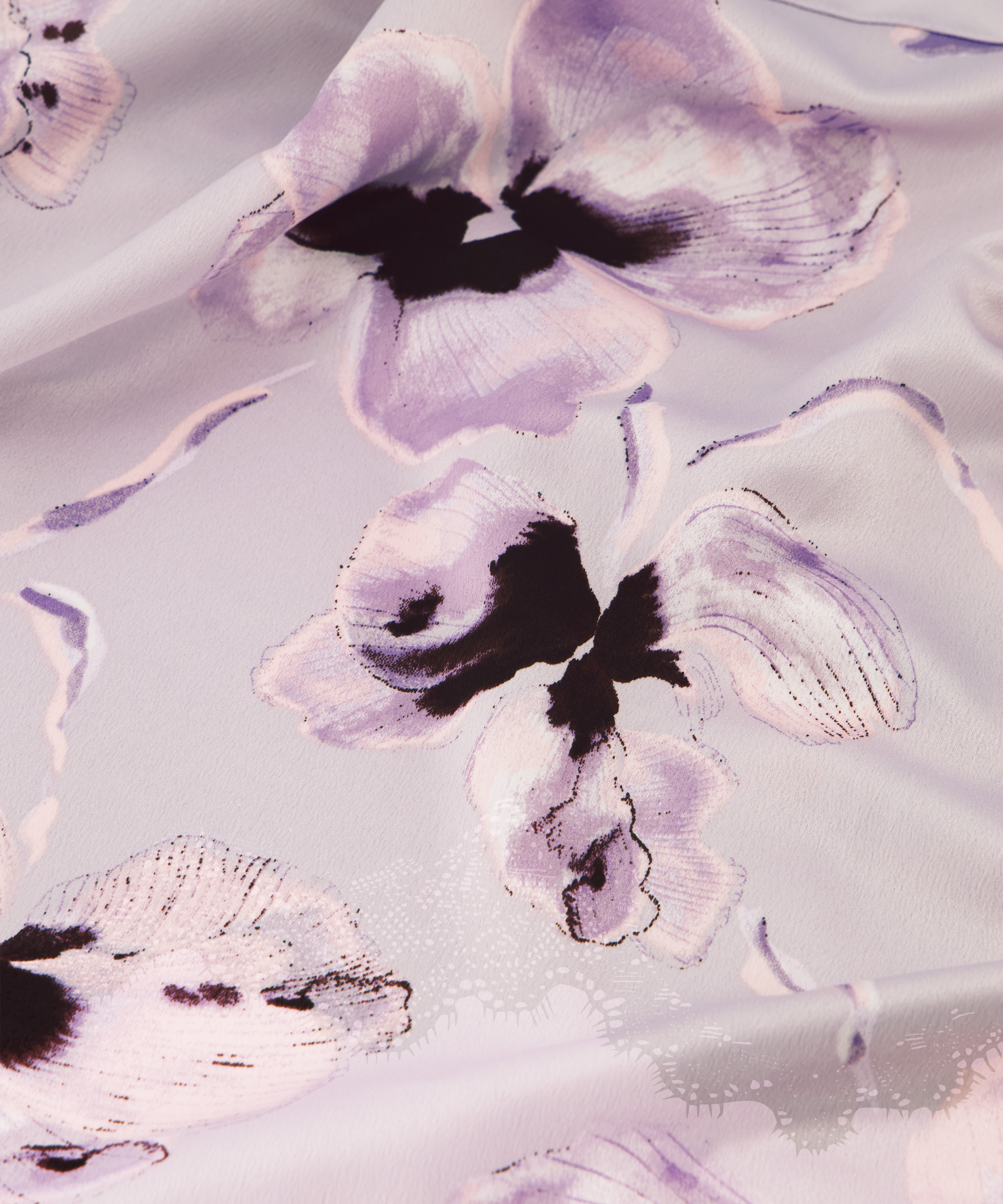 Kimono Satin, Paars, main