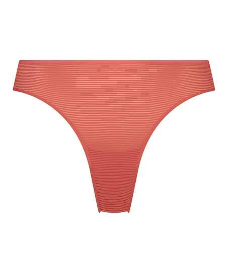 Invisible brazilian Stripe mesh, Rood