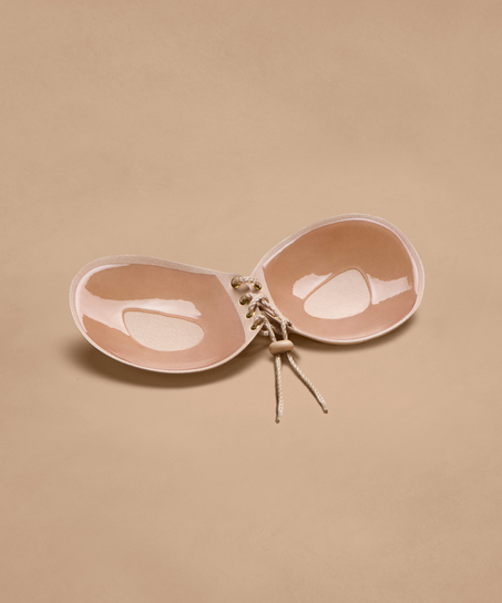 Soutien-gorge adhésif push-up, Beige