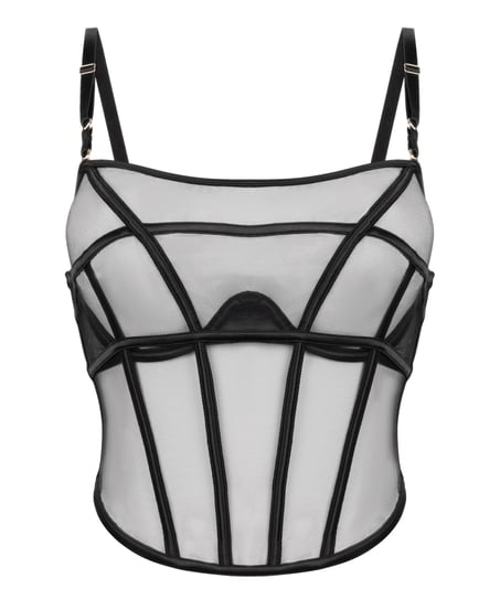 Bustier Marie, Zwart
