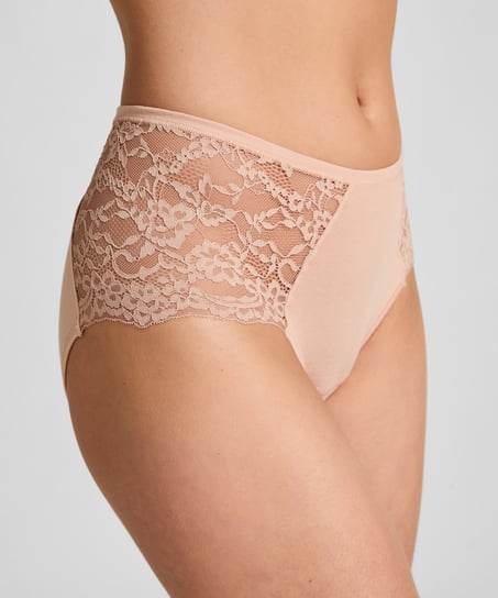 Superslip midi kant, Beige