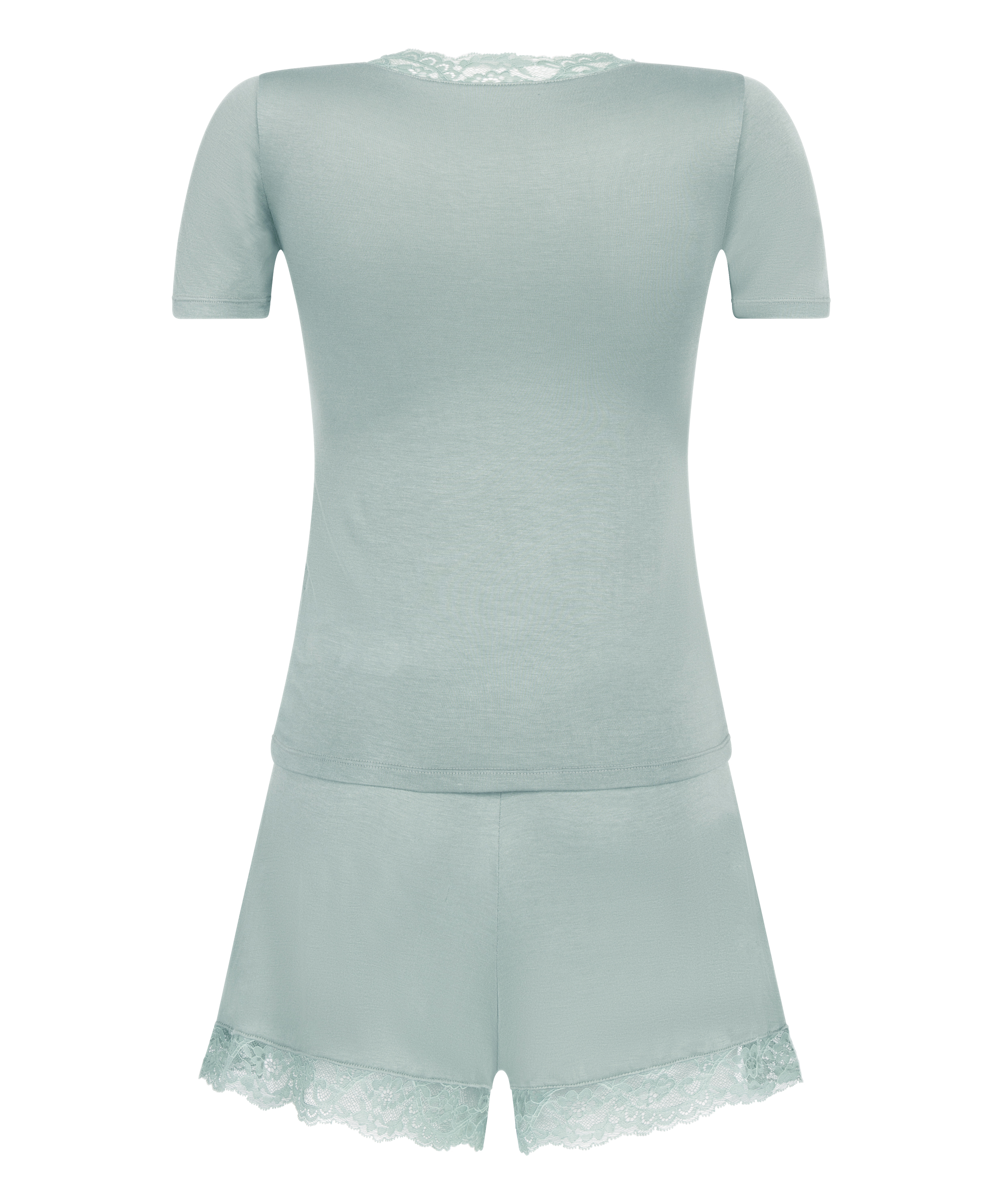 Pyjama en jersey, Vert, main