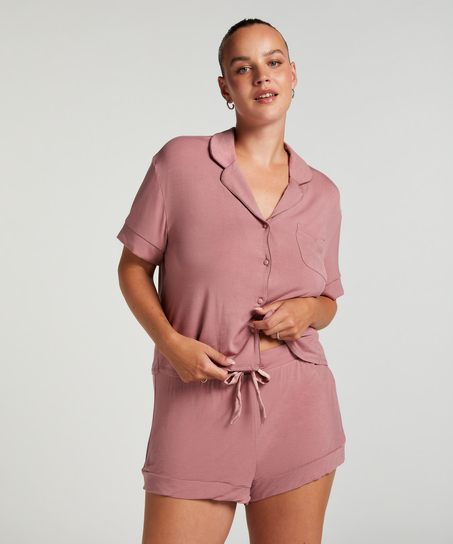 Shorts Jersey Essential, Roze