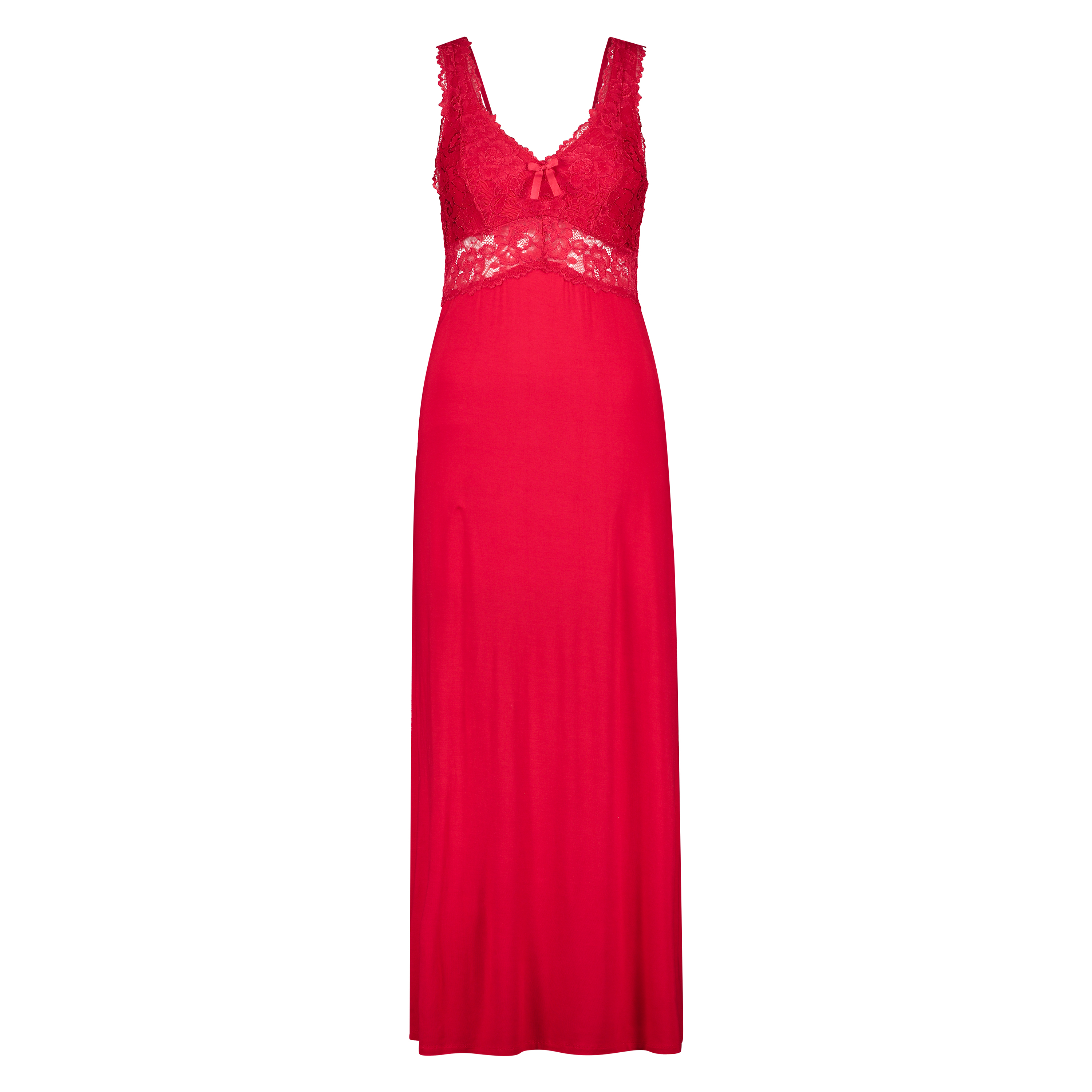 Slipdress Nora Lace Long, Rood, main