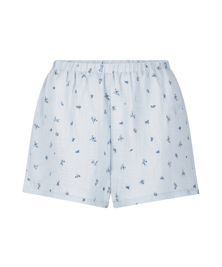Mousseline Short, Blauw