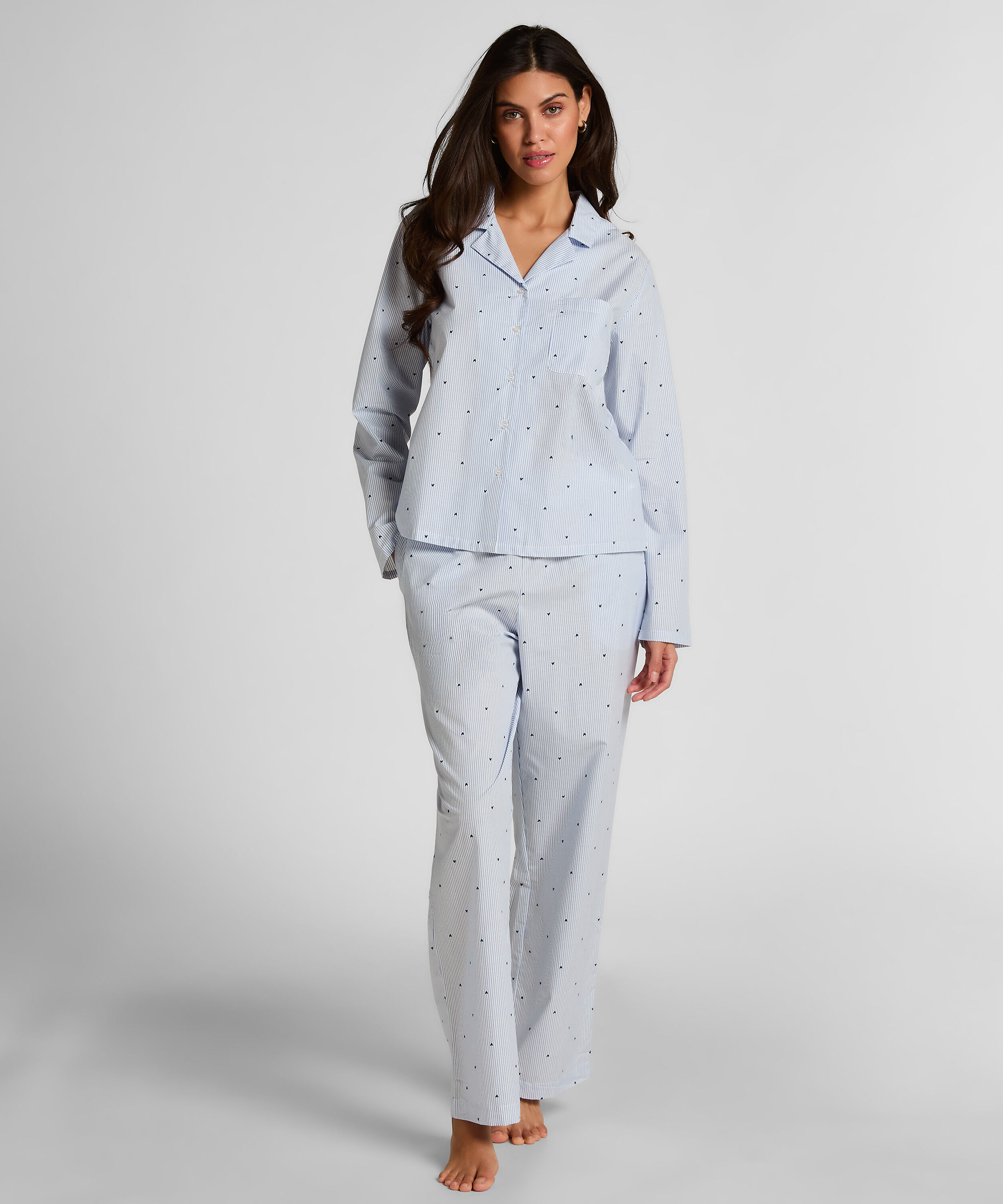 Jacket Katoen, Blauw