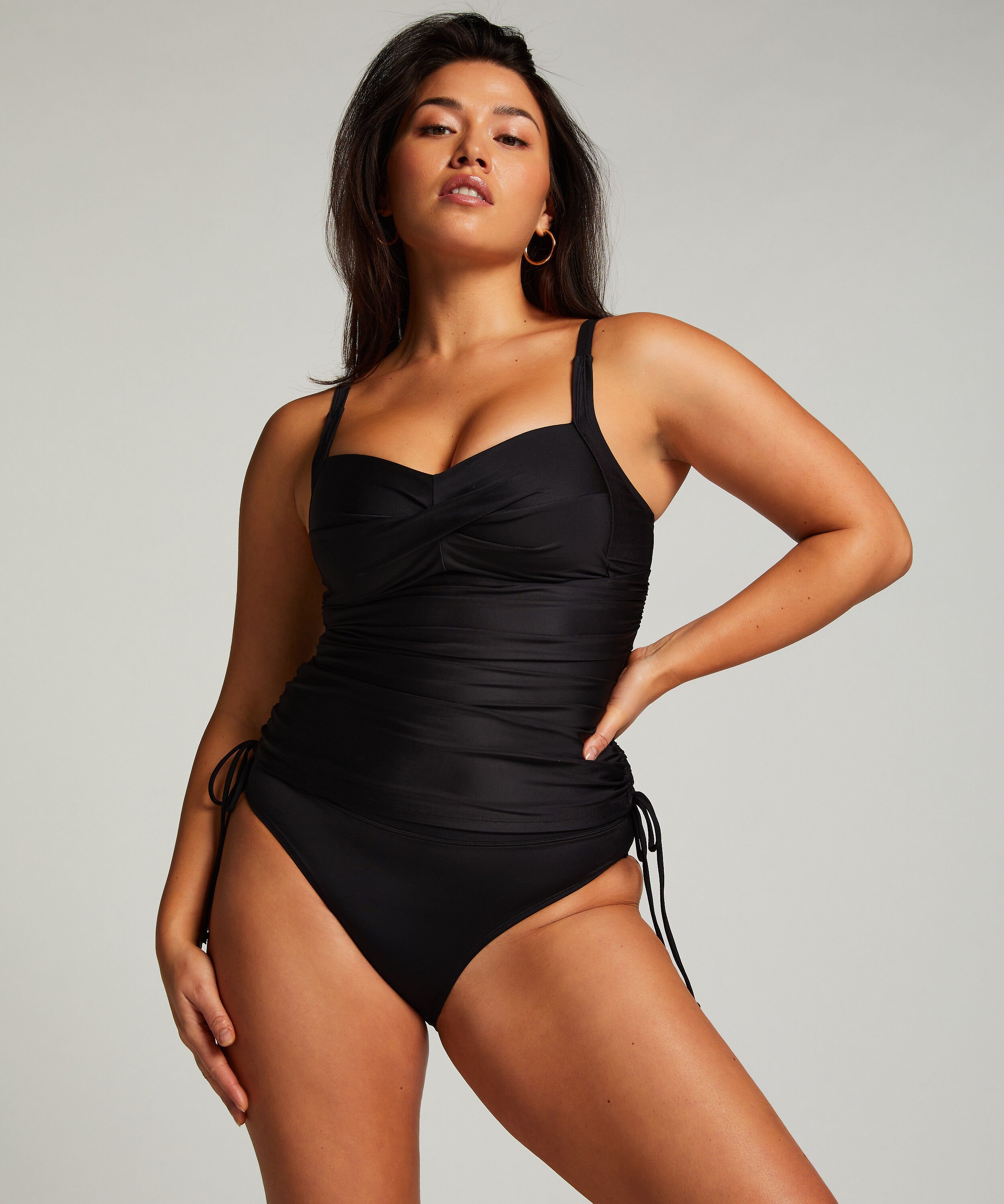 Shaping Tankini Luxe, Zwart