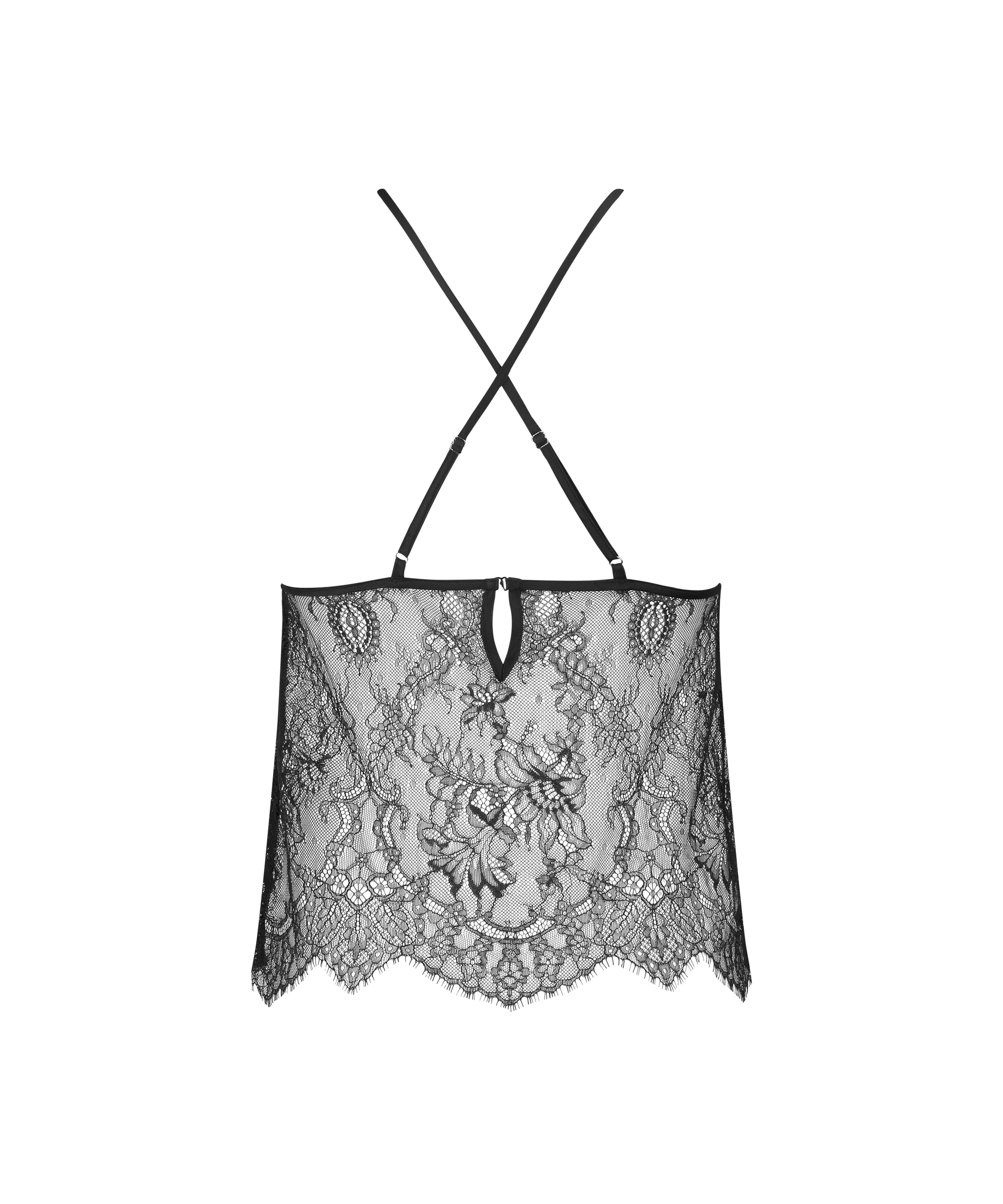 Cami Lace Delphine, Zwart, main