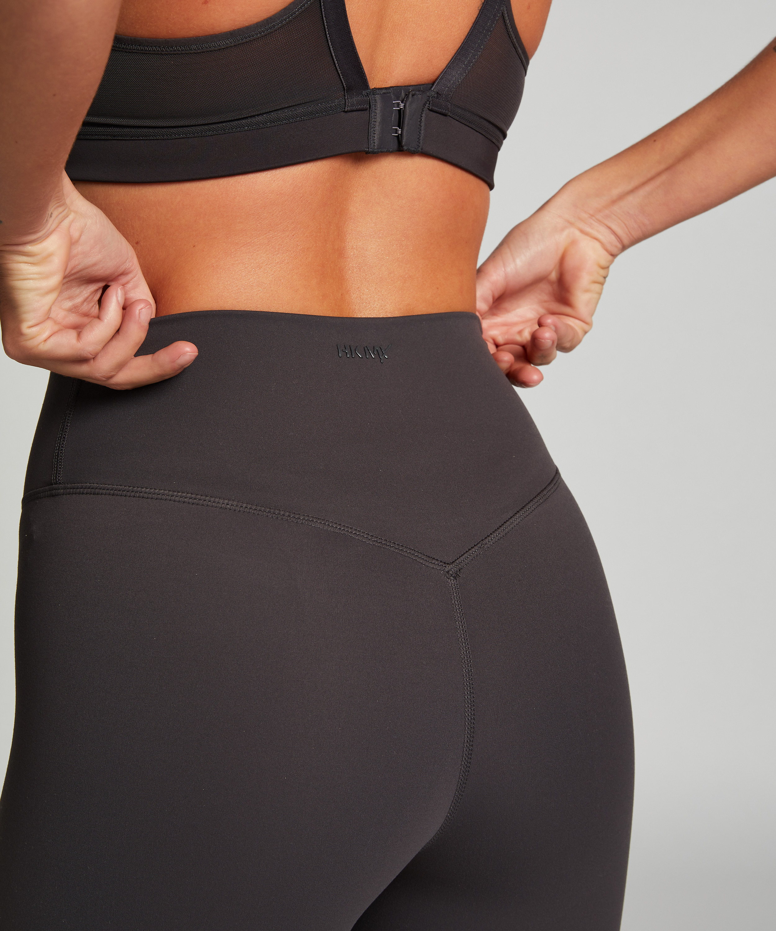 HKMX Legging taille haute, Gris, main